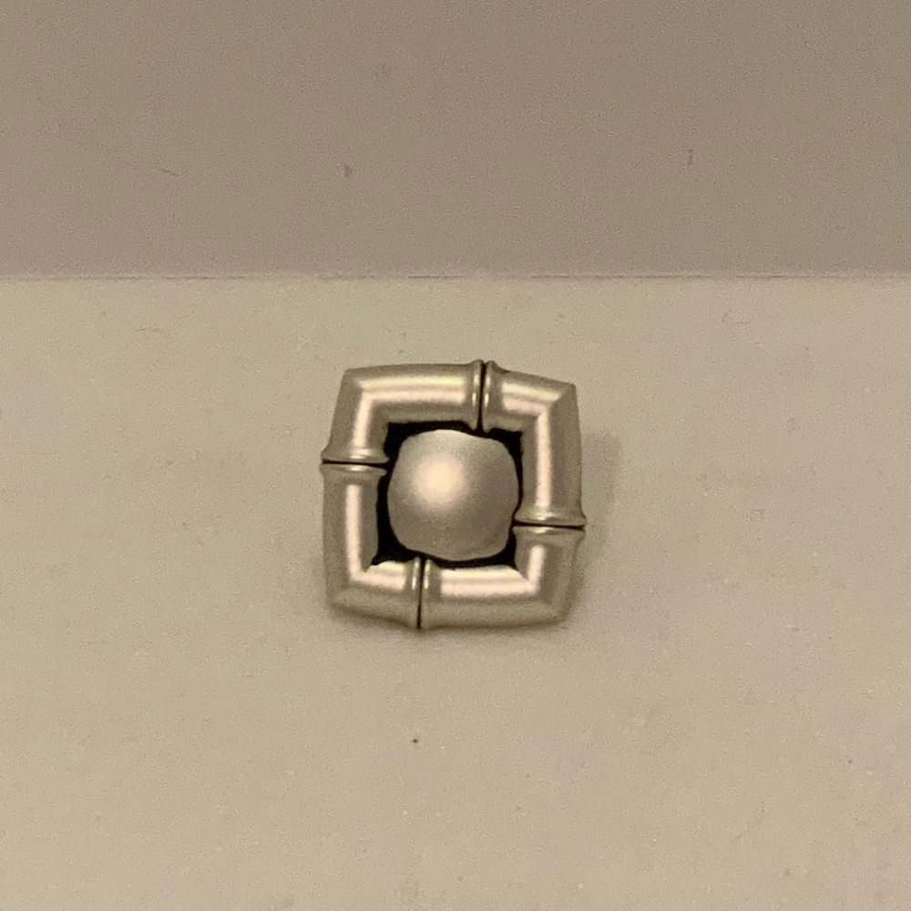 Stainless Bamboo Look.  Door or Cabinet Pull.